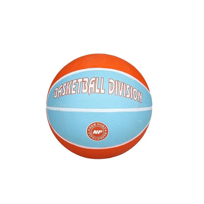 Basketbalový míč MERCO Print Mini vel. 3 - oranžová-modrá