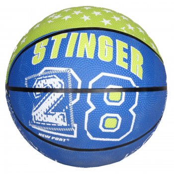 Basketbalov m MERCO Print Mini vel. 3 - modr-zelen